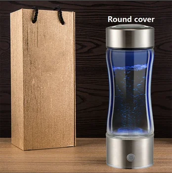 

SPE/PEM Hydrogen Generator Cup 430ML Alkaline Maker Hydrogen-Rich Water Ionizer Portable Bottle Pure H2 Electrolysis Cup