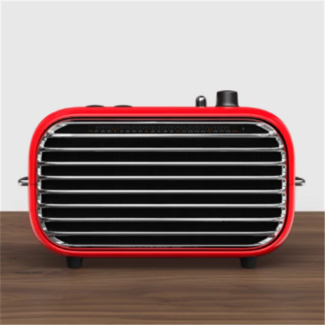 Xiaomi LOFREE Bluetooth динамик Мода ретро легкий портативный fm-радио 4,2 Bluetooth 2000 мАч Bluetooth динамик - Цвет: Красный