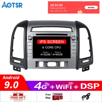 

Android 9.0 Car DVD Player GPS Navigation For Hyundai Santa Fe 2012-2015 Car Multimedia radio Player Stereo Auto Head unit Dsp