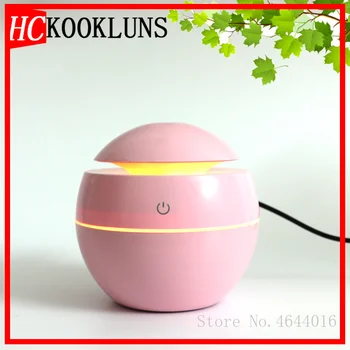

130ml Ultrasonic Humidifier USB Aroma Diffuser Touch Control Mini Air Humidifier LED Light Aromatherapy Diffuser Mist Maker