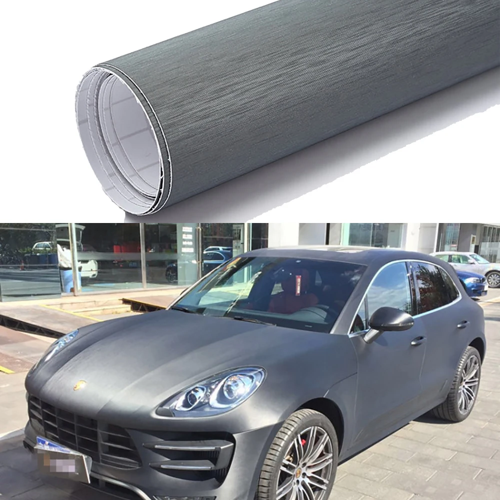 SUNICE темно-серая виниловая пленка для покрытия автомобиля аксессуары украшения