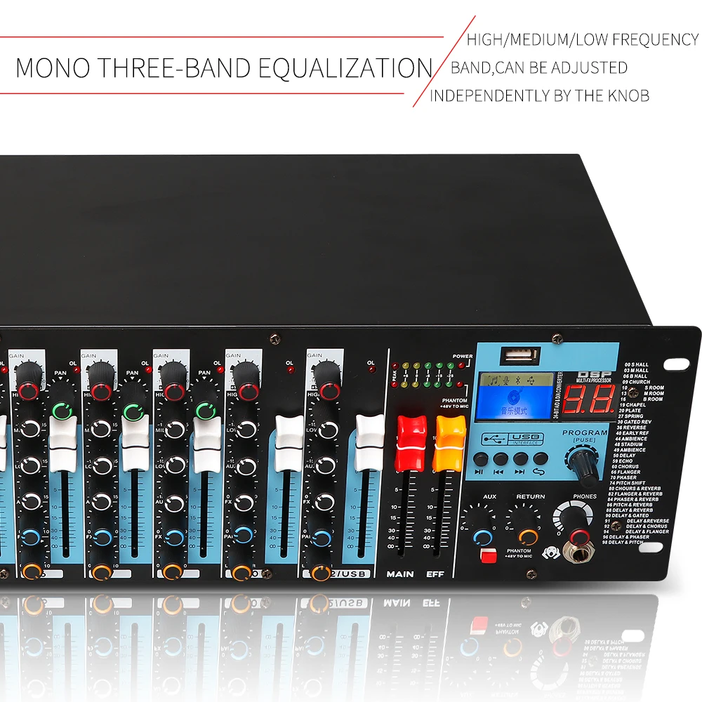 TKL K12 Audio Mixer 12 Channels Professional DJ