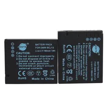 

DSTE 2PCS DMW-BCJ13E Battery for Panasonic DMC-LX5 DMC-LX6GK DMC-LX7 DMC-LX55 Leica D-LUX5 D-LUX6 as BP-DC10 BP-DC10-E Battery