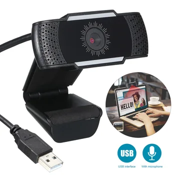 

1080P HD Web Camera USB Clip-On Webcam For PC Laptop Computer Desktop with Built-in Microphone Web Cam For Video Conference