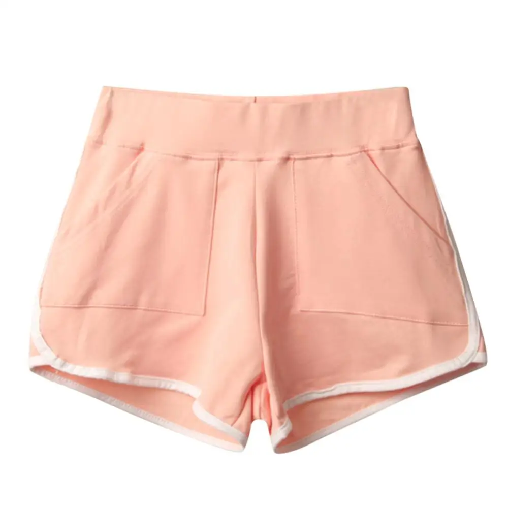 Pink Модные шорты женские повседневные Модные праздничные женские летние спортивные шорты Горячая Распродажа шорт Pantalones Cortos Mujer Mid Wais SO3M - Цвет: Pink