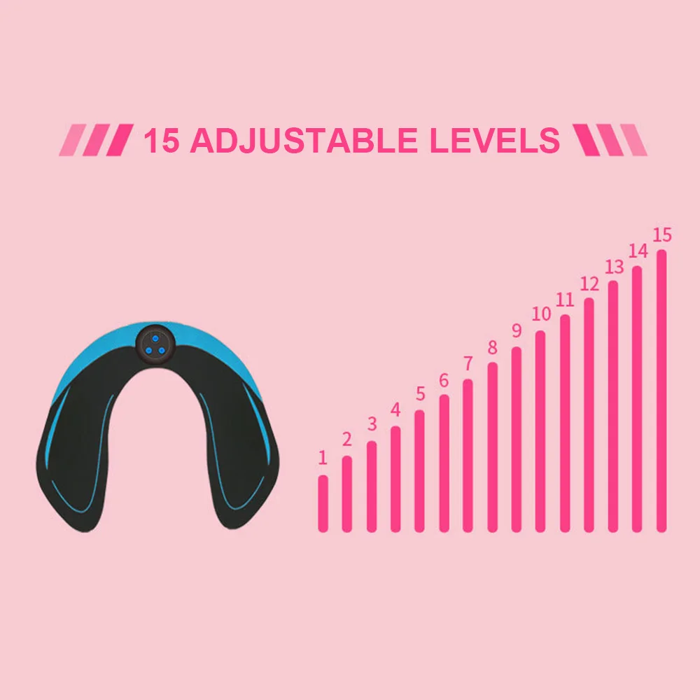 EMS Smart Hip Trainer Buttocks Butt Lifting Fitness Vibrating Machine Stimulator Electric Muscle Relaxtion Massage Machine