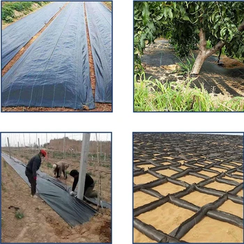 

Weed Barrier Fabric Agriculture Greenhouse Garden Weed Control Orchard Landscape Plant Weeding Ground Cloth Cover NEW