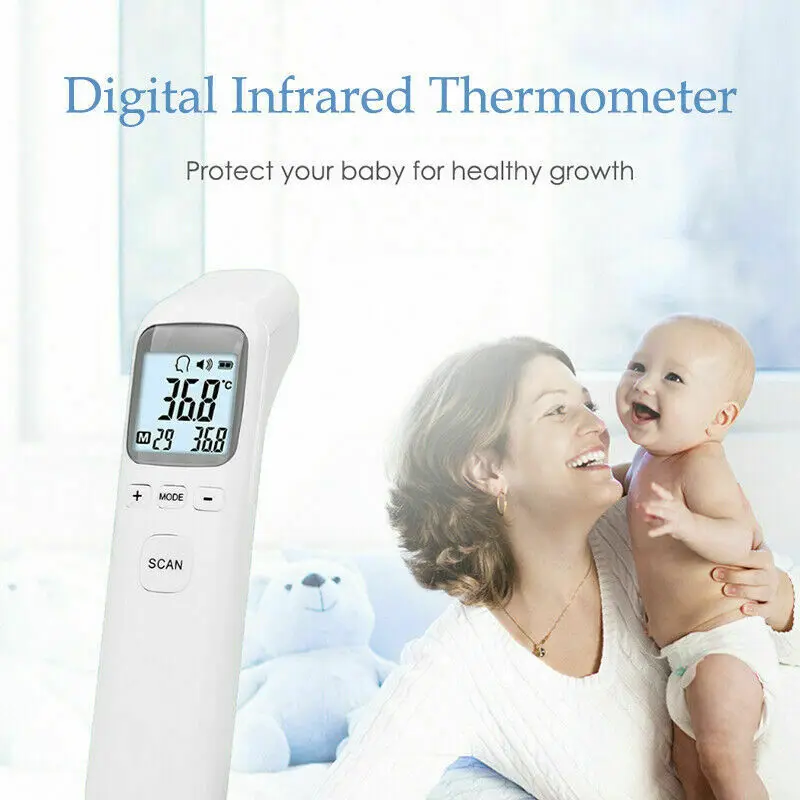 

Non-contact infrared forehead thermometer with 3-in-1 digital for baby adults thermometers