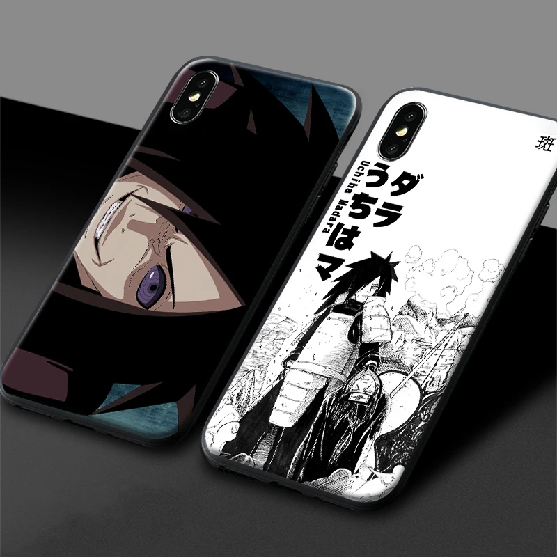 Madara Uchiha Naruto аниме Модный Роскошный чехол для iPhone 6s 7 8 Plus X XR XS 11 12 mini Pro Max Мягкий