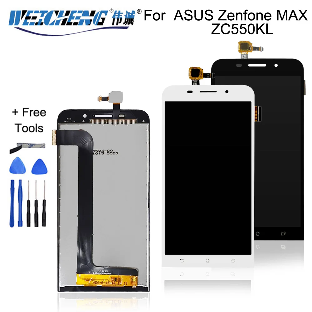ЖК-дисплей 5 дюйма для ASUS Zenfone Max ZC550KL сенсорный экран LCD дисплей Z010DA | Мобильные