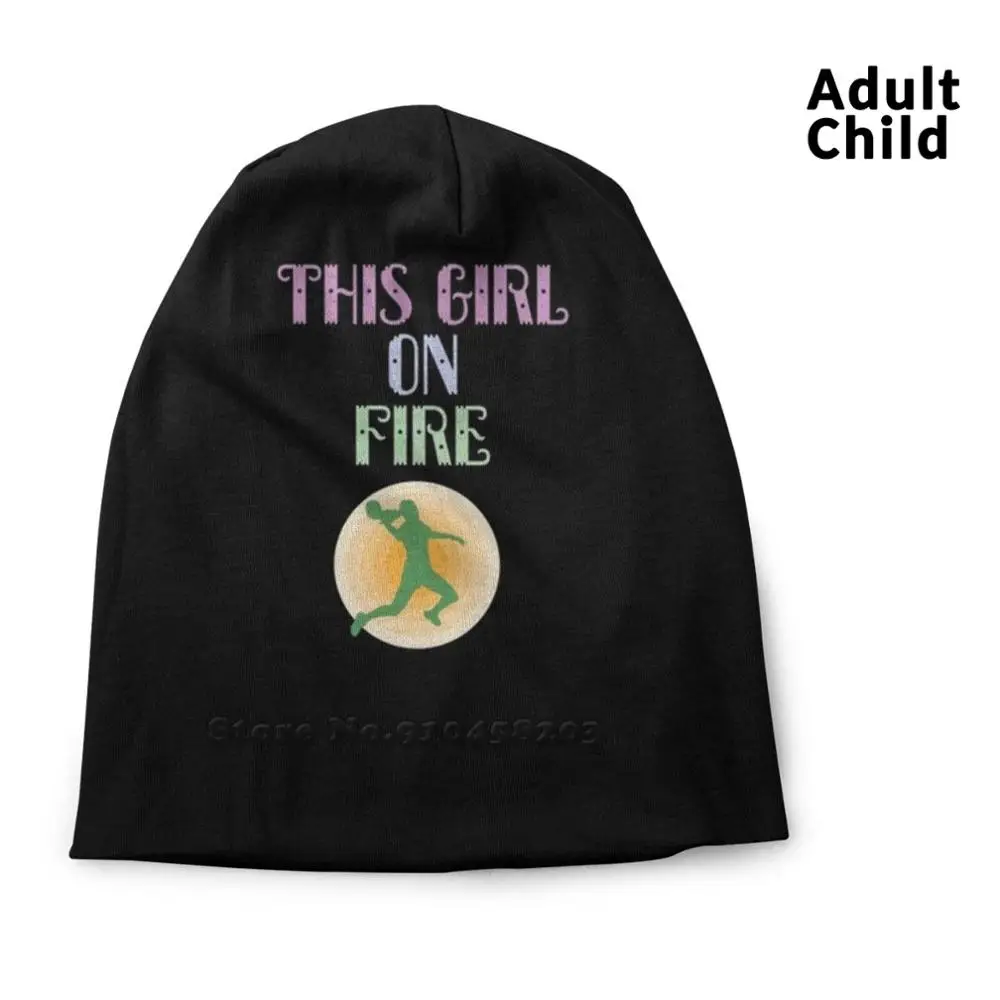 Шапка-бини Девочка на огне головной убор в стиле хип-хоп шапка для гандбола