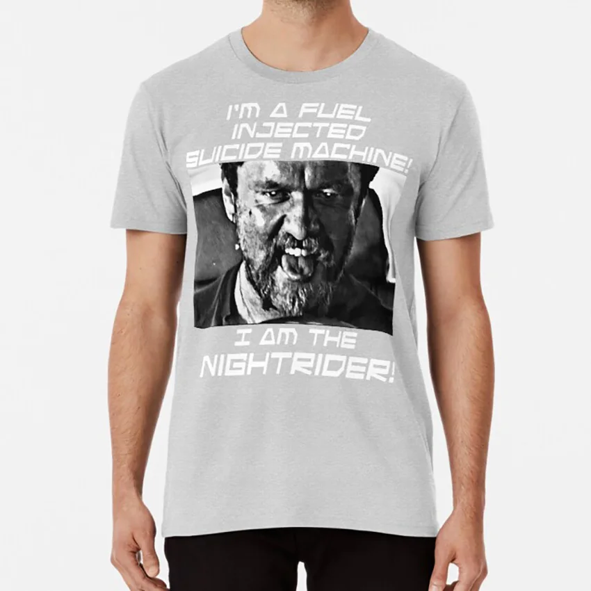 Лучшая футболка Nightrider Mad Max Madmax Knightrider с принтом повседневные хлопковые шорты |