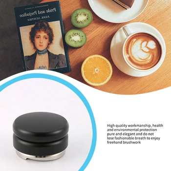 

Kitchen Accessories Manual Barista Powder Coffee Espresso Latte Coffee Tamper Distributor Leveler Tool Three Angled Slopes