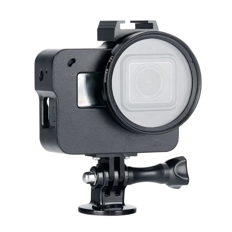 Защитная рамка для камеры Gopro, Экшн-камера с светящийся микрофон, аксессуары для Gopro 7 6 5