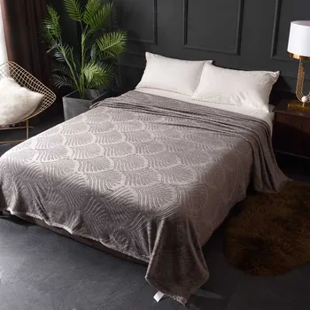 

Cozy Soft Pure Flannel Blanket Single Double People All Seasons Oversized Throw For Sofa Bed Layering Summer Bedding Coverlet