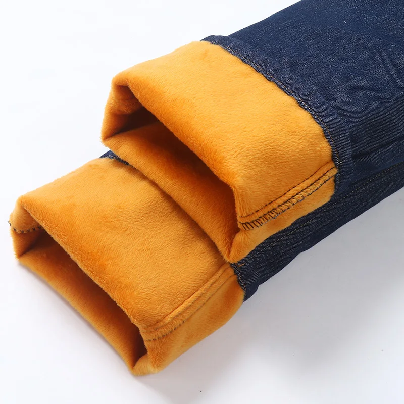 Odinokov теплые джинсы высокого качества известный бренд осенние зимние джинсы теплые флокированные теплые мягкие мужские джинсы