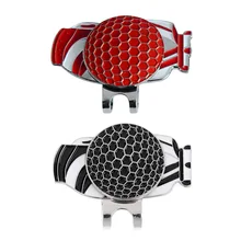 2 шт. высокое качество мешок для гольфа шаблон шляпа клип магнитный с мячом для гольфа маркер-костюмы Гольф Кепка или козырек