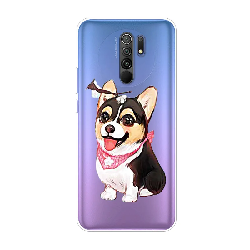 For Coque Redmi 9 Case Transparent Soft TPU silicon Phone Cover For Xiaomi Redmi 9 Case Redmi9 Clear Fundas For Redmi 9 6.53" phone cases for xiaomi Cases For Xiaomi