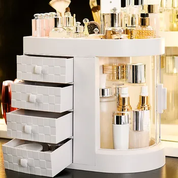 

Cosmetic Case Transparent Desktop Large-Capacity Drawer Integrated Storage Box