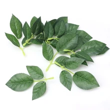 Искусственные шелковые листья розы для украшения свадьбы DIY Скрапбукинг Ремесло