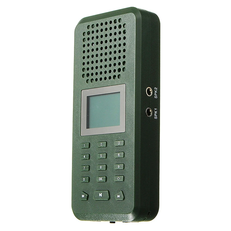 ABLB-20W 126DB громкий динамик птица звонящий Mp3 охотничья приманка встроенный 150 птица голоса перезаряжаемая батарея Гусь утка звук ЕС Pl