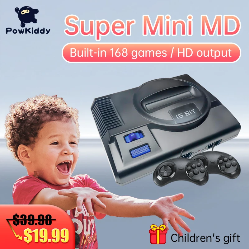 PWOKIDDY Video Game Console K3 Children's Toy Game Console Mini