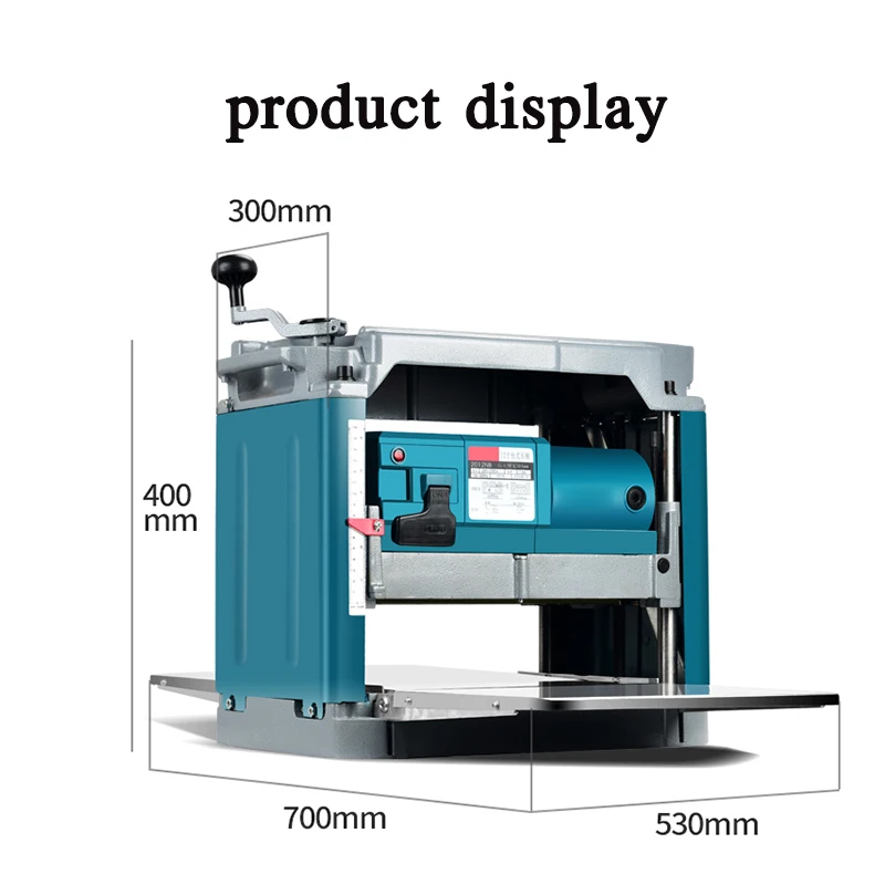 US $281.60 Multifunction Woodworking Planer Machine Small Household Woodwork Press Planer Machine Highpower Electric Singlesided Planer
