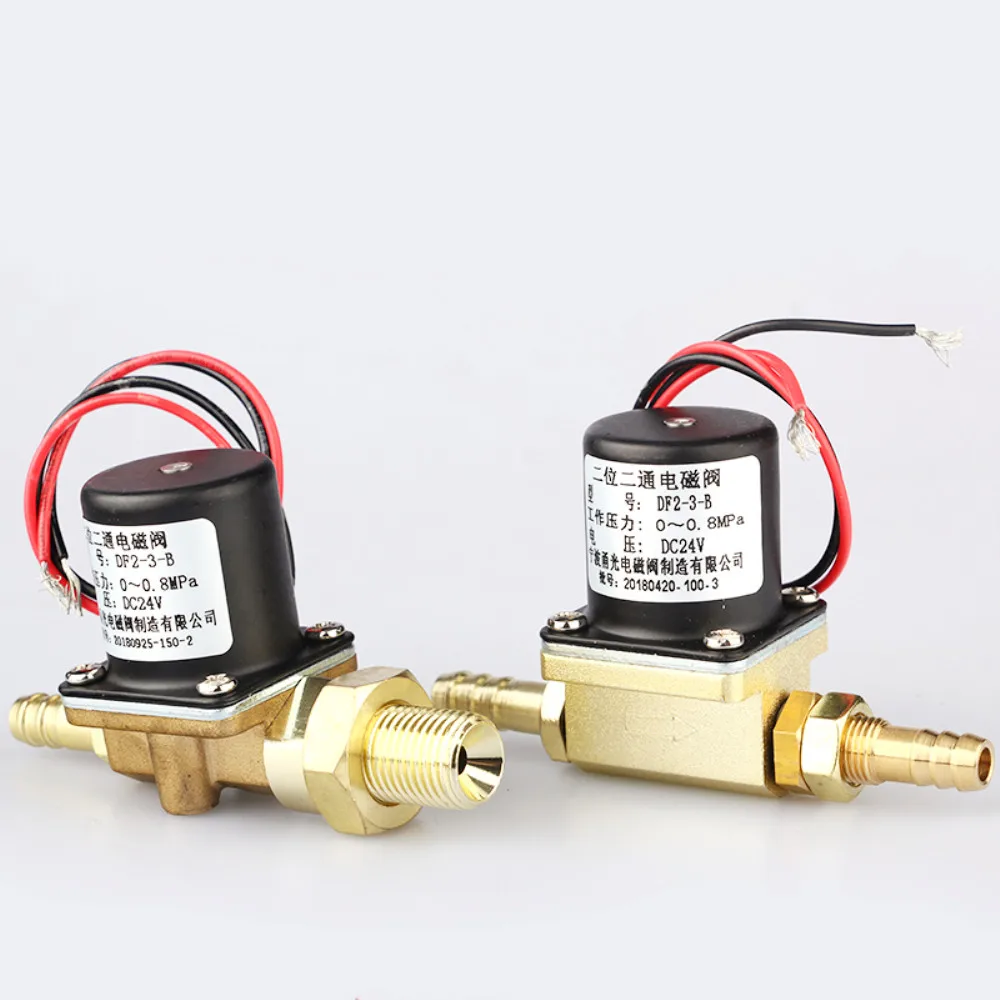 Válvula Solenóide para Máquina de Solda a Gás Df23-b Dc24vac36v Ac220v 2-way para Co2 Gás Arc Gás Welding Machine