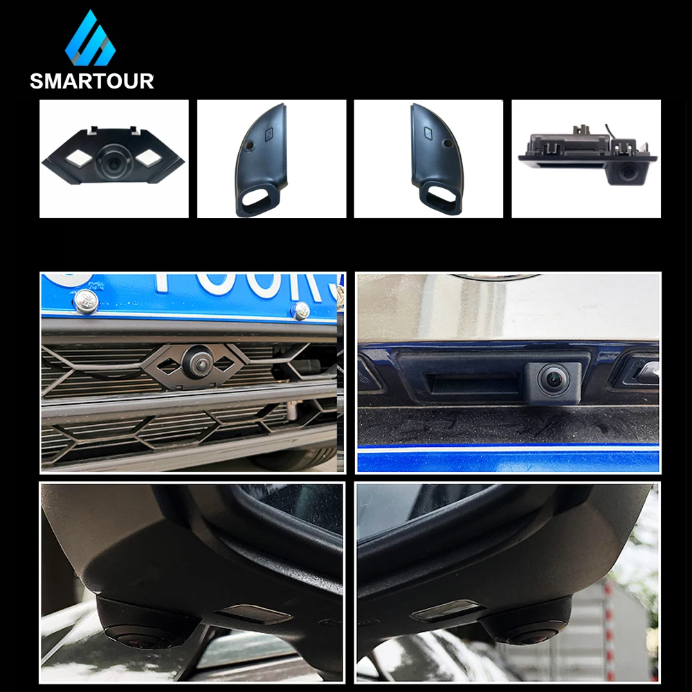 Smartour 3D 360 камера в dvr/dash поддержка вождения панорама система 4 камеры 1080P g-сенсор для Volkswagen Atlas