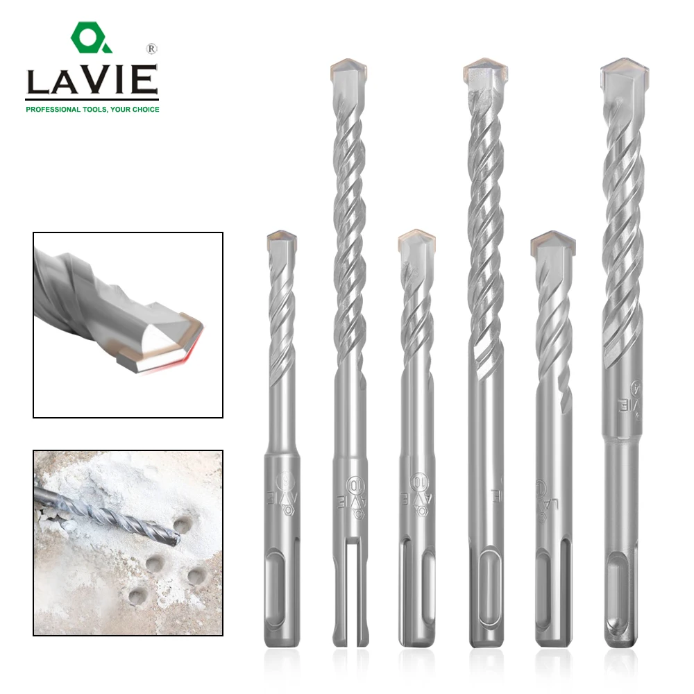 LAVIE 1pc SDS Plus Hole Saw Drilling 110mm 160mm Electric Hammer Drill Bits For Wall Concrete Brick Masonry Bit