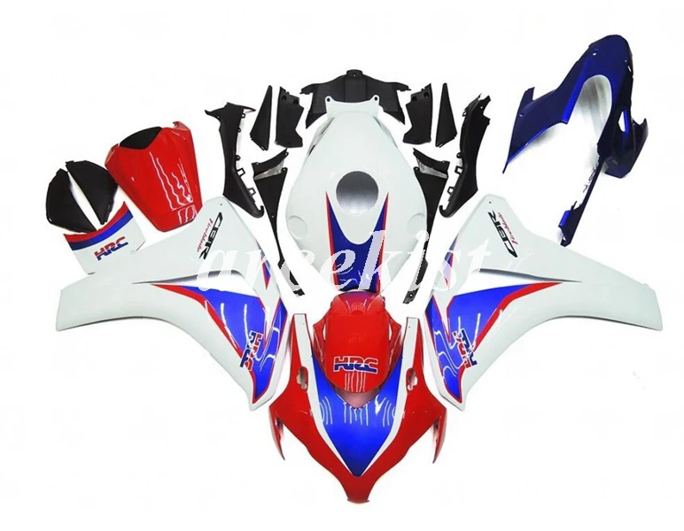 Литья под давлением ABS полный комплект обтекателей Подходит для Honda CBR1000RR 08 09 10 11 2008 2009 2010 2011 CBR1000 тела комплект красное глянцевое пресс