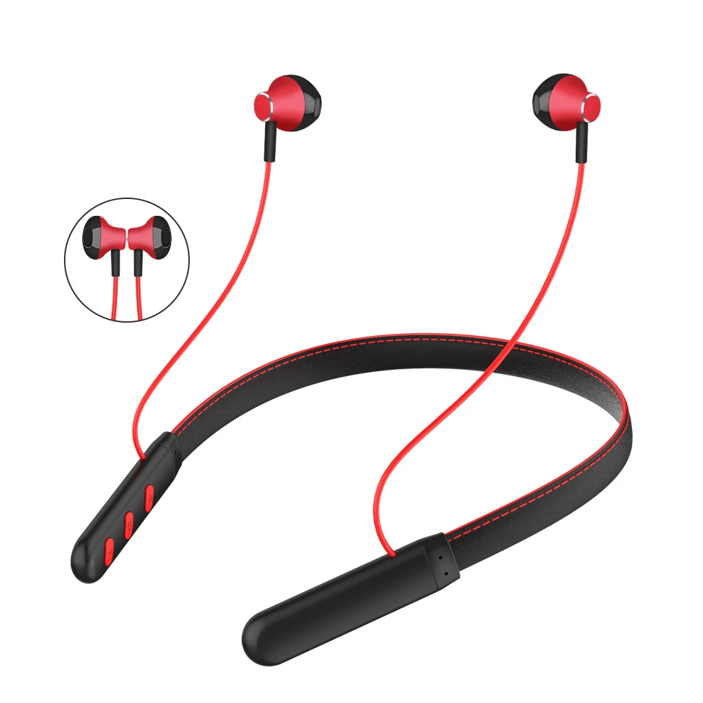 Bluetooth спортивные наушники уникальные кожаные шейные беспроводные наушники HD звук G8 для LENOVO zte Meizu REALME NOKIA SONY GOOGLE