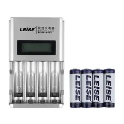 LEISE 903A 4 слота жк-дисплей умный интеллектуальный быстрый комплект зарядного устройства для аккумуляторов перезаряжаемое зарядное