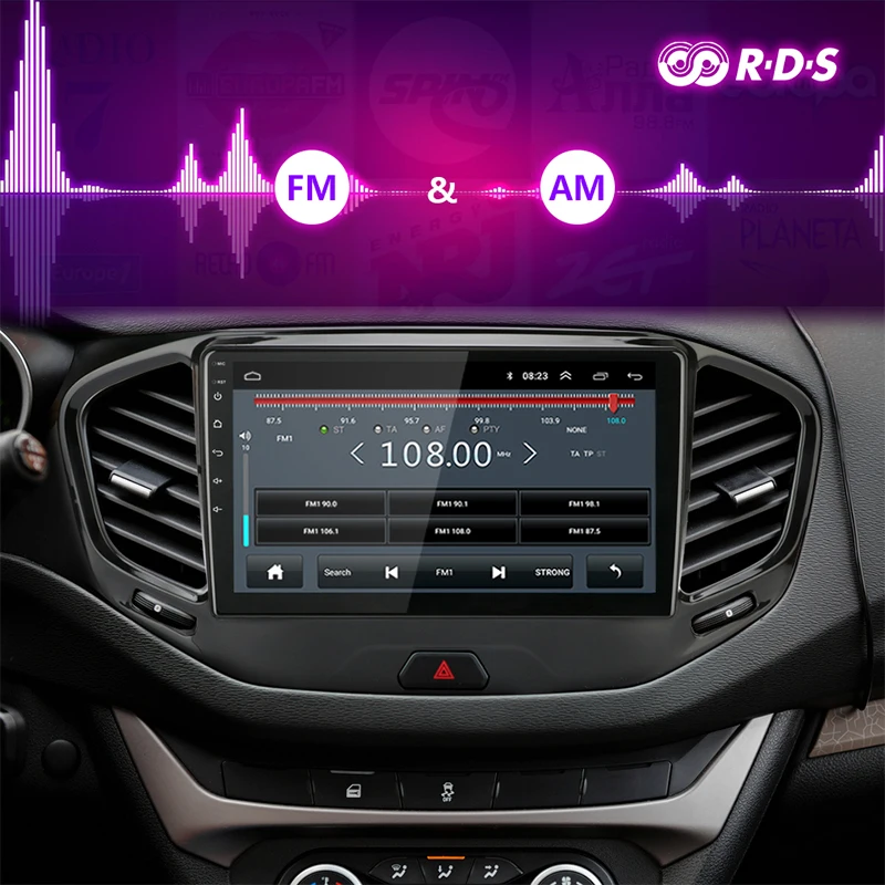  Vtopek Android Car Radio Multimedia Video Player For LADA Vesta Cross Sport 2015-2019 Navigation GP