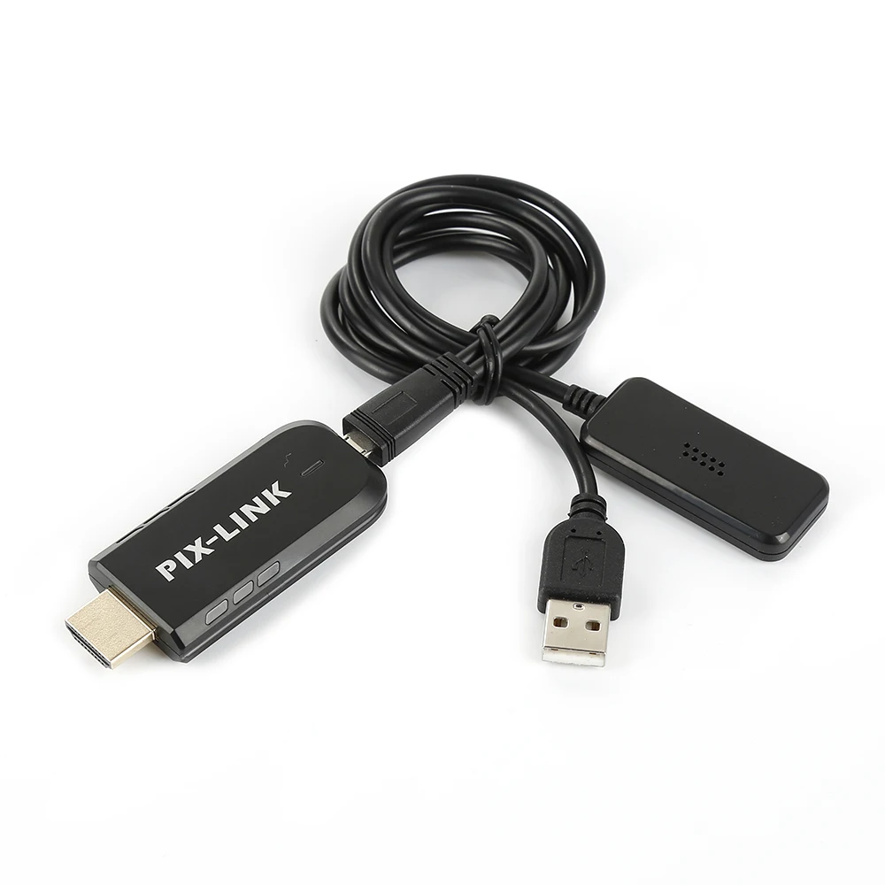 P4 Plus беспроводной двойной частоты HD же экран устройства HDMI Дисплей приемник телевизионная проекция передачи видео подходит - Цвет: Черный