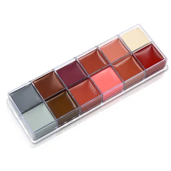 

Pigment Oil Festival Art 12 Colors Cosplay Body Paint Dressup Halloween Party Cosmetic Tattoo Non-toxic Face Makeup Drawing