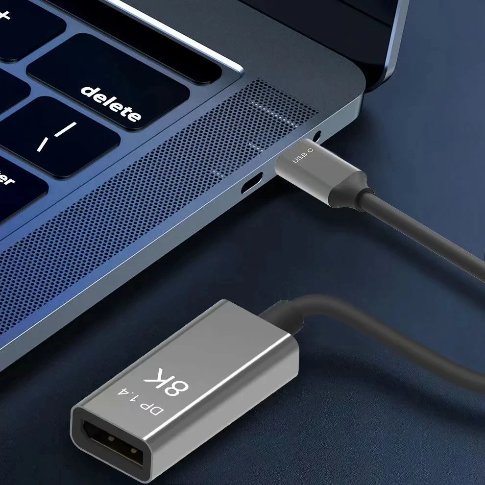 Thunderbolt 3 кабель Переходник USB C на Displayport конвертер Папа мама Тип Кабеля DP 1 4 разъем