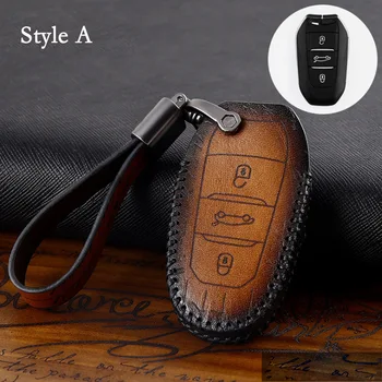 

Car Key Case cover For Peugeot 508 301 2008 3008 408 308 307 206 4008 Remote Car Key Shell Case Protector Cover Car Accessories