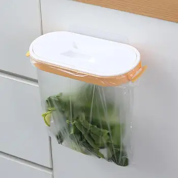 

Hot Sale Kitchen Waste Bin Cabinet Wall Mounted Trashcan Door Hanging Trash Bin Can for Household Toilet Waste Holder
