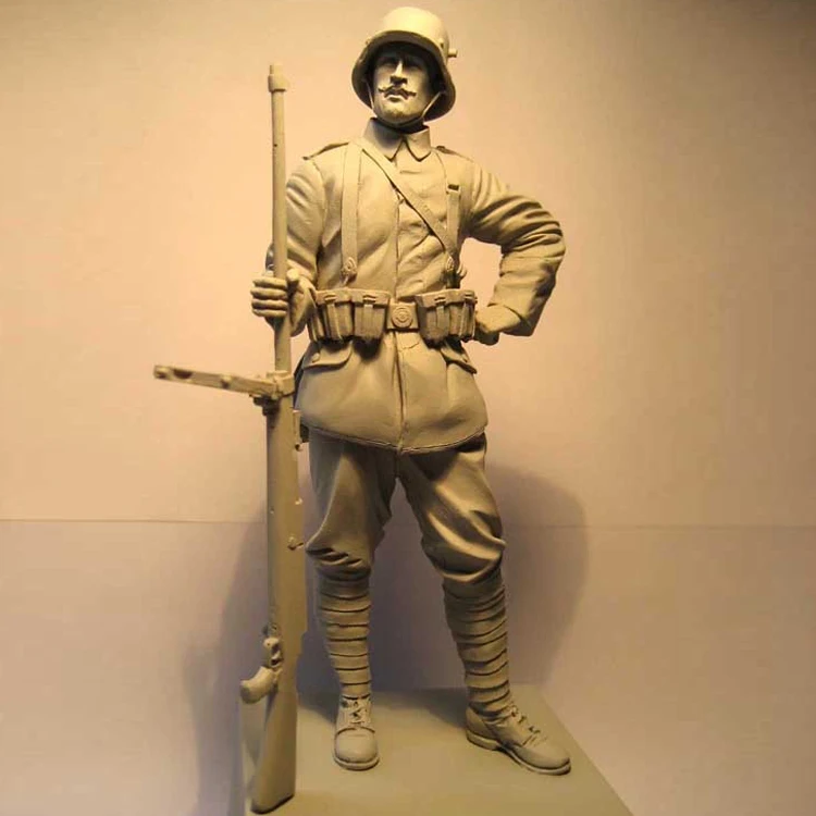 

1/16 Scale Unpainted Resin Figure Machine gunner GK figure