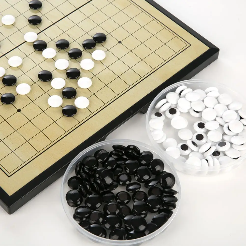 Tanie Składany magnes zestaw Gobang magnetyczna składana szachownica Puzzle dla dzieci pięcioramienna rodzina rozrywka rozrywka