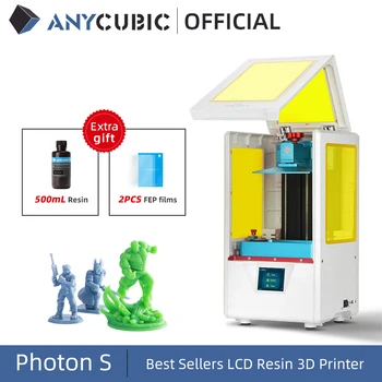 

ANYCUBIC Photon-S 3D Printer Dual Z axis Quick Slice 405nm Matrix UV Module SLA 3d Printer Resin Photon S Upgraded Impresora 3d