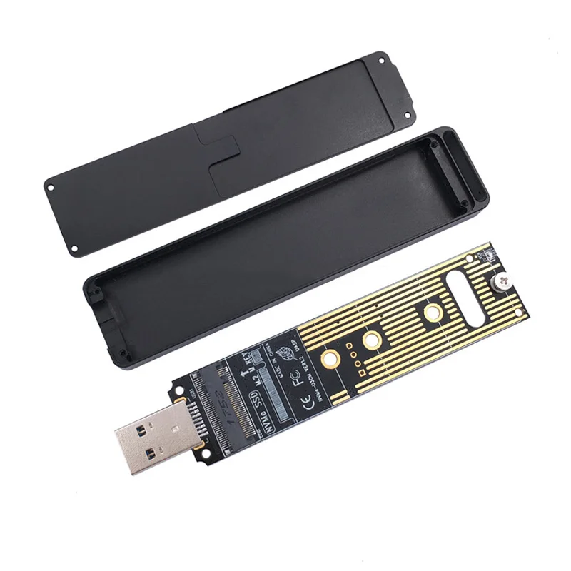 BTBcoin HDD carcasa NVME M2 SSD carcasa/carcasa M2 adaptador USB SSD M2 SSD caja USB3.1 tipo A PCI-