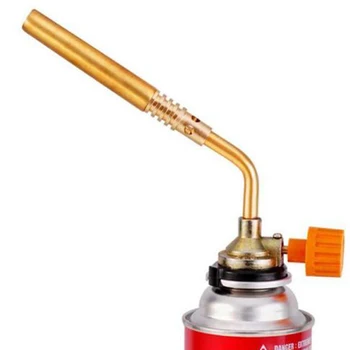 

Camping Welding Gas Brass Torch Blowtorch Flame Gun Fit Butane Can Accessory New
