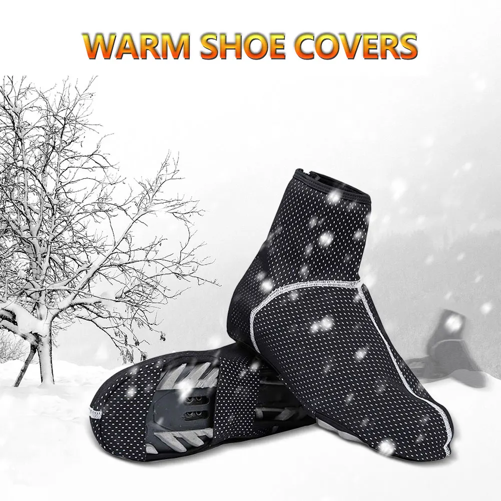 

Riding Cycling Shoes Cover Waterproof Winter Touring Bike Overshoes Windproof Warm For Road Bike Bicycle Riding Outdoor