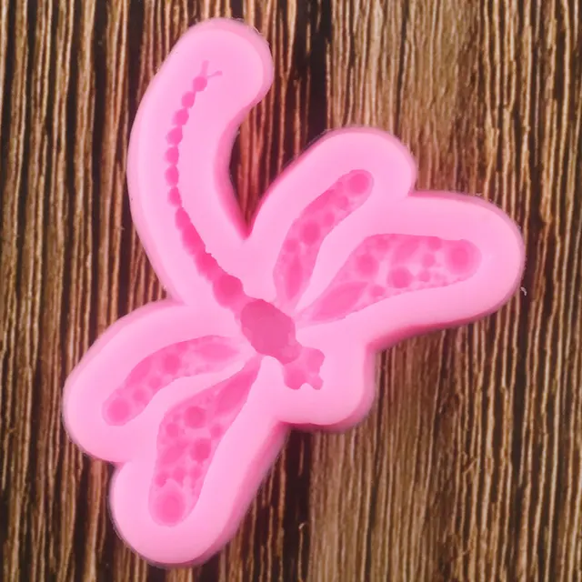 Dragonfly Szilikon Formák Ékszer Polimer Agyag Penész Cupcake Topper Fondant Sütemény Díszítő Szerszámok Cukorkás Csokoládé Gumpaste Penészek - Image 6