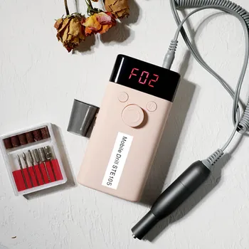 

Electric Nail Drill Machine with Digital Display Adjustable Speed Portable for Nail Removal Manicure Pedicure Nail Art Pen