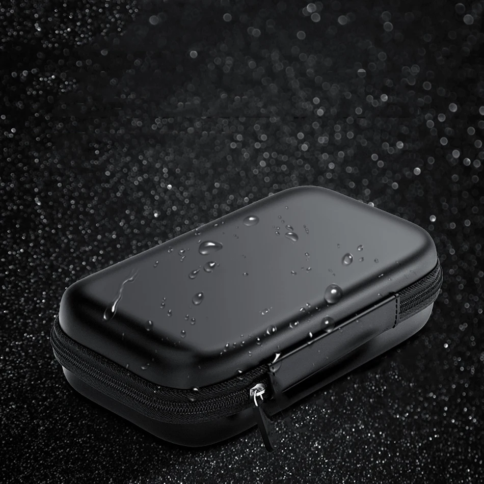 Power Bank Case Hard Case Box For Hard Drive Disk USB Cable External Storage Carrying SSD HDD Earphones USB Cable Charger Cases