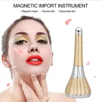 

Magnetic Serum Import Instrument Dumbbell Style Eye Face Micro Vibration Skin Beauty Tightening Lifting Anti-Wrinkle Massager