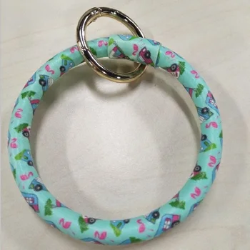 

20 Pcs Camp Print Key Ring Bracelet Leopard Keychain Clip Deer Print Bag Charm Gift DOM1353